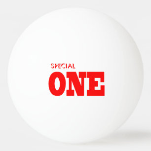 Special one ping pong ball
