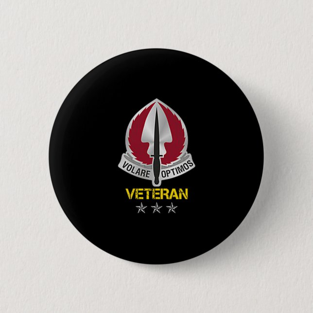 Special Operations Aviation Command Logo Veteran P 2 Inch Round Button (Front)
