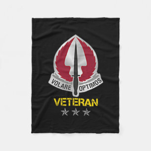 Special Operations Aviation Command Logo Veteran P Fleece Blanket