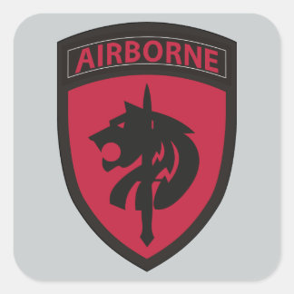 Special Operations Command Africa Square Sticker