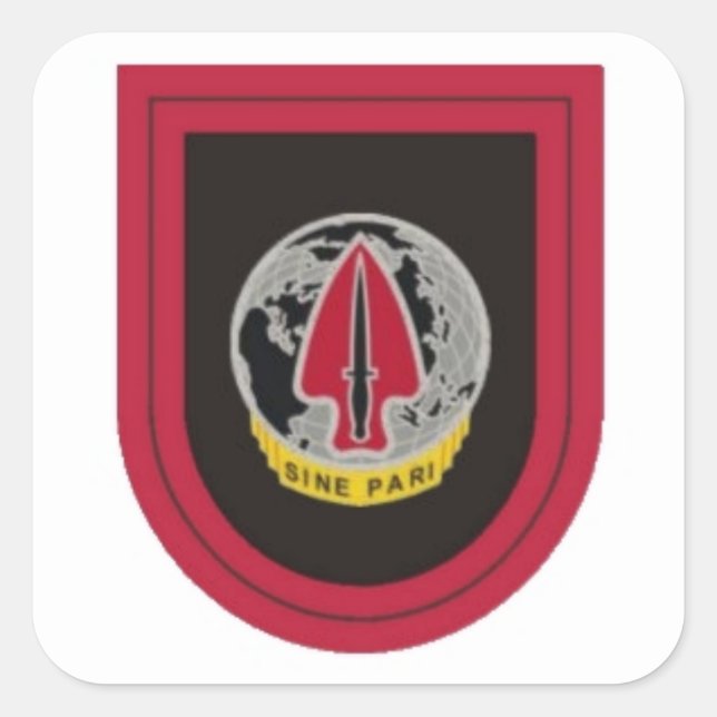 SPECIAL OPERATIONS COMMAND FLASH/DUI STICKERS (Front)