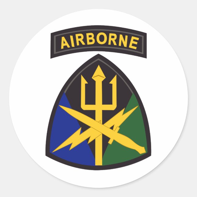 Special Operations Command Joint Forces Command Classic Round Sticker (Front)