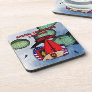 special operations command socom vets Cork Coaster