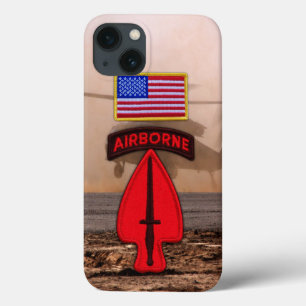 Special ops USASOC Veterans Vets Patch iPhone 13 Case