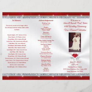 Special Order, 40th Anniversary Program for Alice,