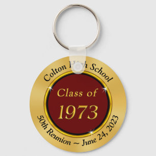 Special Order Crimson, Gold Black Class of 1973 Keychain