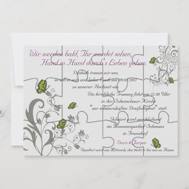 Special Order "Mock" Puzzle Card-12 pieces (Front)