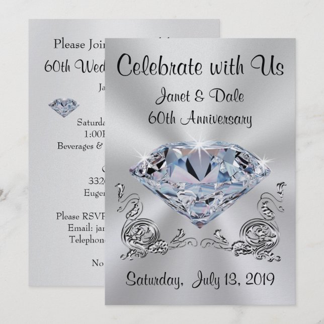 Special Orders 60th Anniversary Invitation (Front/Back)