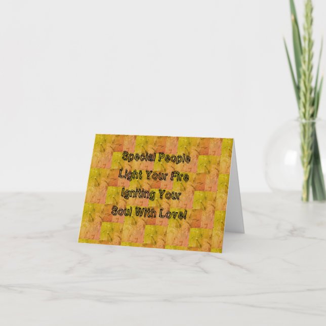 Special People  Card (Front)