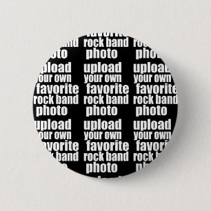 special photo black 2 inch round button