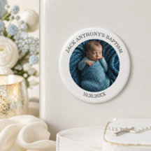 Special Photo Boy's Baptism Favour