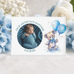 Special Photo Boy's Baptism Favour Magnet<br><div class="desc">An elegant design with a special photo.</div>