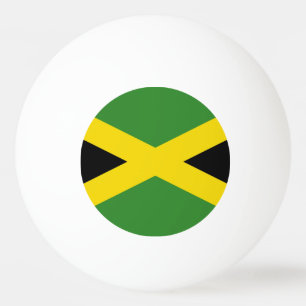 Special ping pong ball with Flag of Jamaica