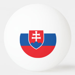 Special ping pong ball with Flag of Slovakia