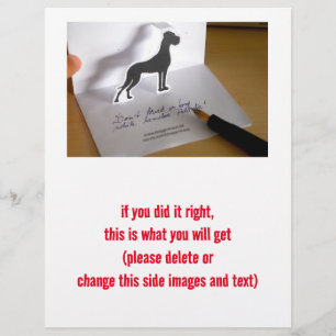 Special pop up Great Dane cards