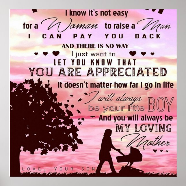 Special Present For Mom | To My Mom Letter | Poster (Front)