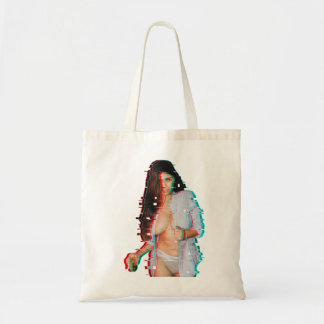 Special Present Men Women Mia Khalifa Glitched Art Tote Bag