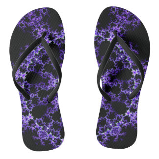Special Purple & Black Flip Flops