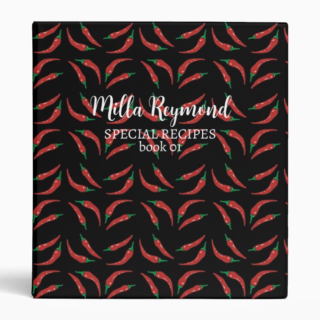 Special Recipes Red Pepper Binder (Front)