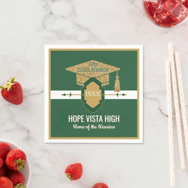 Special Reunion!  50th class reunion napkins (Insitu)