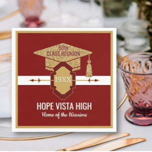 Special Reunion! 50th class reunion napkins