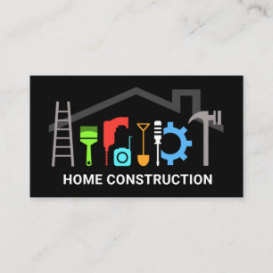 Special Roof Frame Handyman Tools Business Card