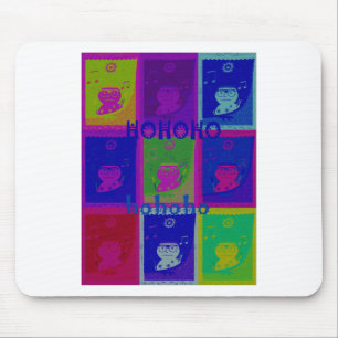 Special  Santa HoHoho Pop Art colours Mouse Pad