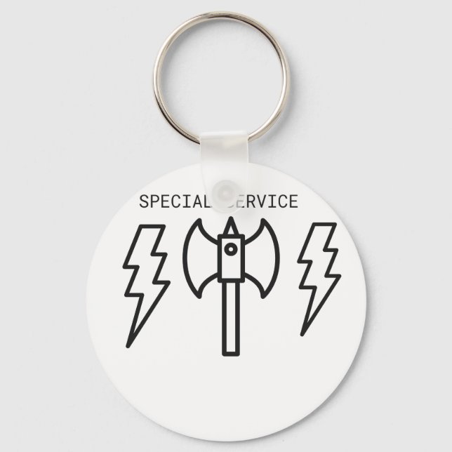 Special Service Keychain (Front)