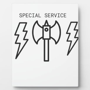 Special Service Plaque