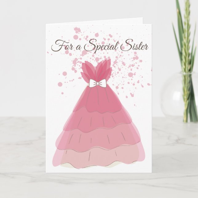 Special Sister Birthday Card (Front)