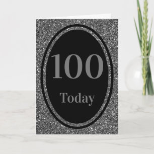Special stylish by year birthday card 100th