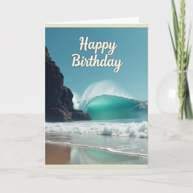 Special Surf Wave Card (Front)