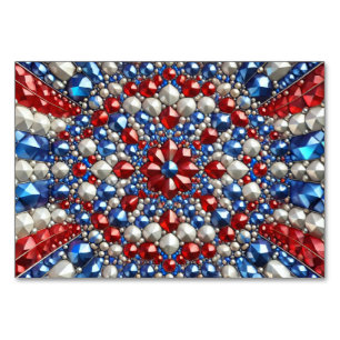 Special table card with Netherlands Colours