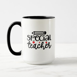 Special Teacher Wordart Mug