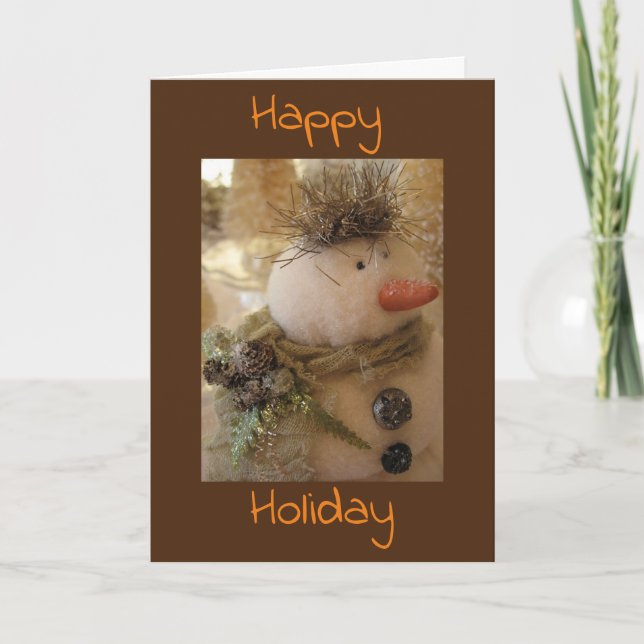 "SPECIAL TIME TO THINK OF YOU" CHRISTMAS WISH HOLIDAY CARD (Front)