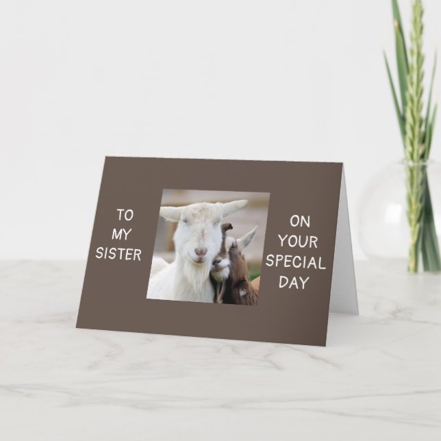 *SPECIAL TO ME & YOU ARE SPECIAL SISTER* CARD (Front)