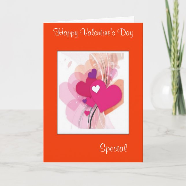 Special Valentine's Day Holiday Card (Front)