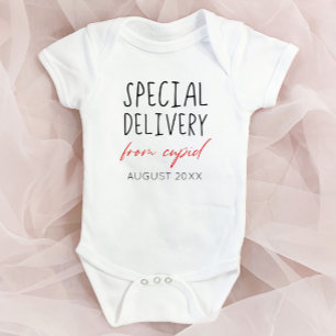 Special Valentine's Day Pregnancy Announcement  Baby Bodysuit