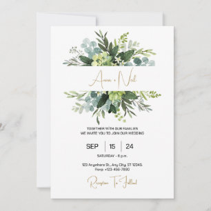 Spécialement Faire-part de mariage à motifs florau