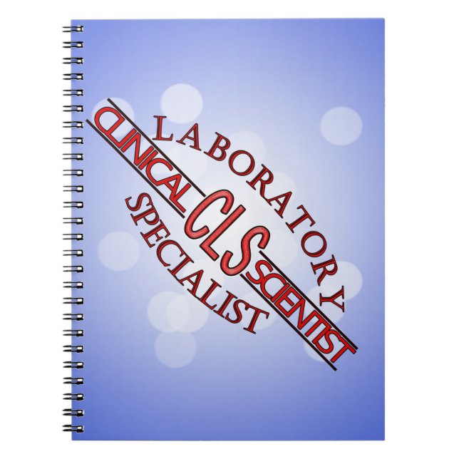 SPECIALIST CLS LOGO CLINICAL LABORATORY SCIENTIST NOTEBOOK (Front)