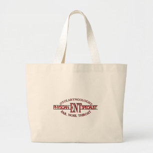 SPECIALIST ENT Otolaryngology Ear Nose Throat LOGO Large Tote Bag