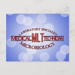 SPECIALIST LAB MLT MICROBIOLOGY MEDICAL LAB TECH POSTCARD