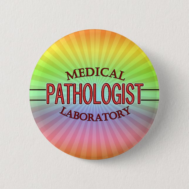 SPECIALIST PATHOLOGIST MEDICAL LABORATORY 2 INCH ROUND BUTTON (Front)