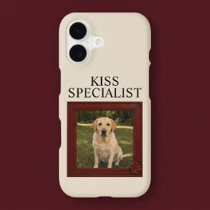 Spécialiste du baiser Photo de chien drôle personn