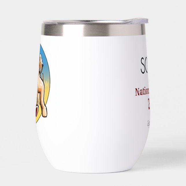 Spécialité nationale SCWTAC 2025 Vin Tumbler (Gauche)