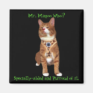 Specially-abled Magoo Magnet