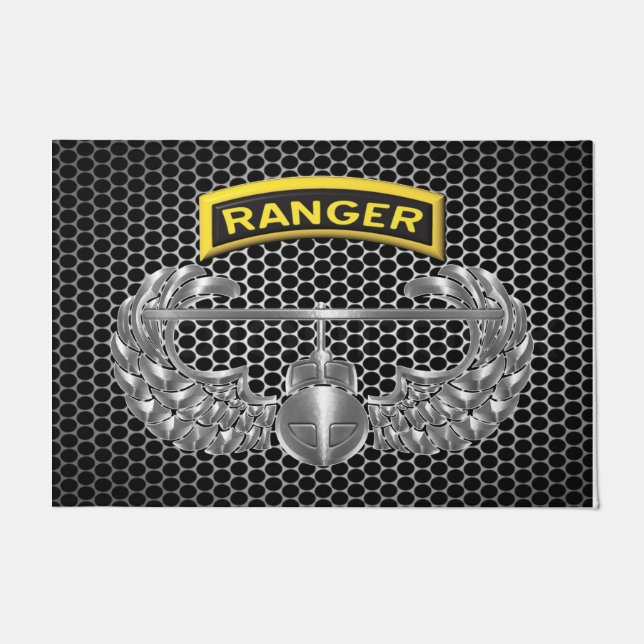 Specially Designed Air Assault Ranger Commemorativ Doormat (Front)
