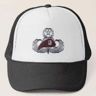 Specially Designed Beret on Airborne Wings s Trucker Hat