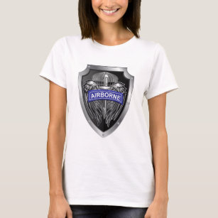 Specially Designed Winged Airborne Shield T-Shirt