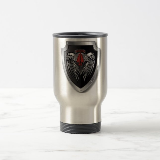 Specially Designed Wings Special Ops Patch Travel Mug (Center)
